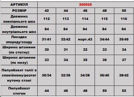 Штани 200925 200925 фото