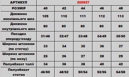 Штани 200927 200927 фото
