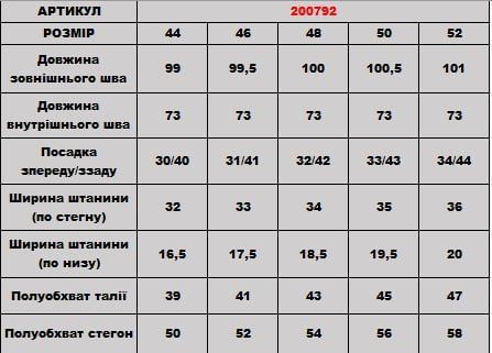 Штани 200792/3 200792/3 фото