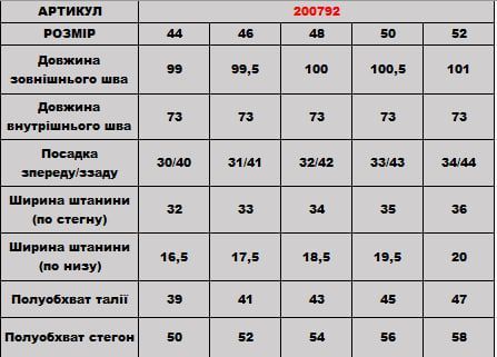 Штани 200792/2 200792/2 фото